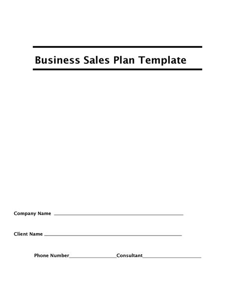 32 Sales Plan & Sales Strategy Templates [Word & Excel]