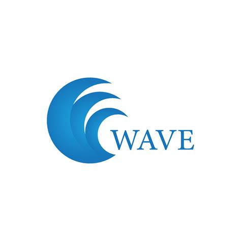 Water wave Logo 19035169 Vector Art at Vecteezy