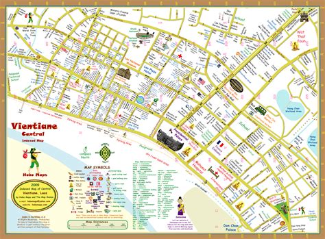 Vientiane Central Map - Vientiane Laos • mappery