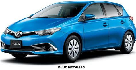 New Toyota Auris Body colors, picture, photo gallery