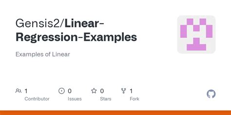 GitHub - Gensis2/Linear-Regression-Examples: Examples of Linear