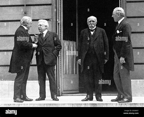 World War One - The Treaty of Versailles - 1919 Stock Photo - Alamy