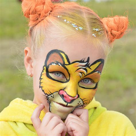 Lion King Simba Face Paint by Natalia Kirillova - Facepaint.com