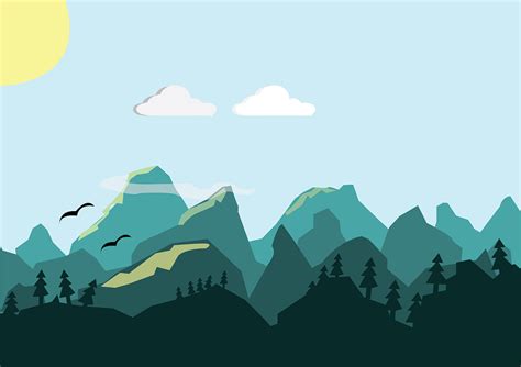 Download Mountains, Hills, Nature. Royalty-Free Stock Illustration ...