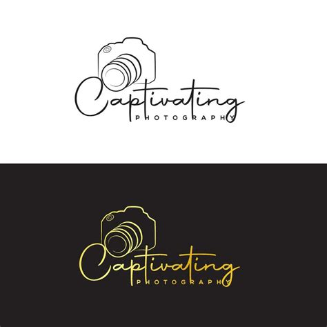 Creative camera photography logo design, signature logo concept vector ...