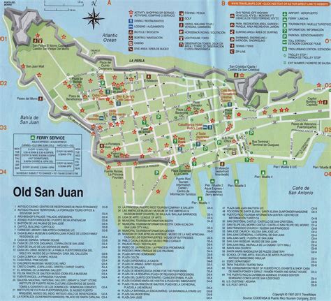 Old town san juan puerto rico map - funkysingl