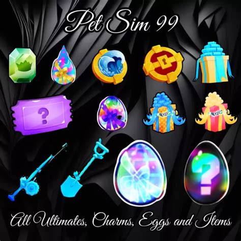 PET SIM 99 Pet Simulator 99 Ultimates, Eggs, Charms and Items - Quick ...