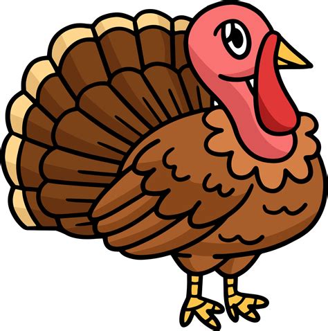 Thanksgiving Turkey Cartoon Colored Clipart 8944304 Vector Art at Vecteezy