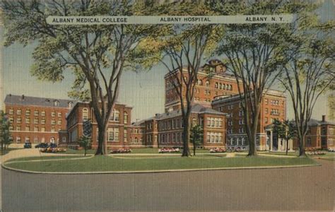 Albany Medical College, Albany Hospital New York Postcard