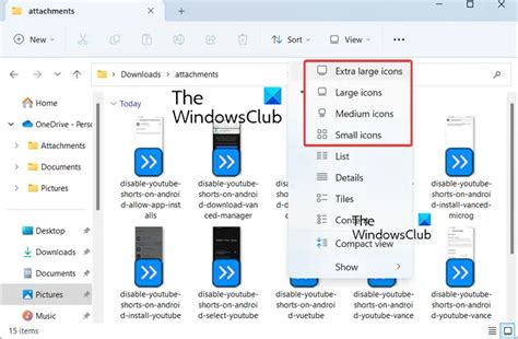 How to change Image Thumbnail Size in Windows 11/10