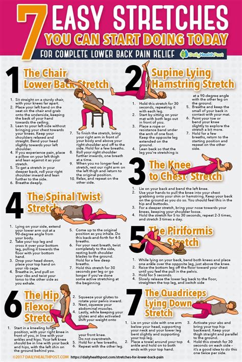 7 Stretches For Lower Back Pain Relief You Can Start Doing Today!