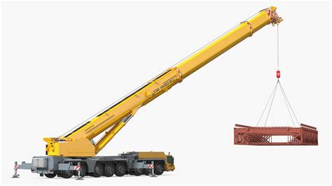 Mobile Crane Liebherr With Load 3D model - TurboSquid 2094438