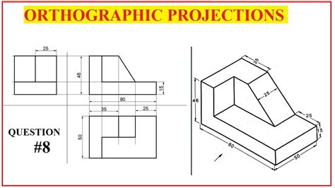 Technical Drawing Orthographic Projection Engineering Symbols | The ...