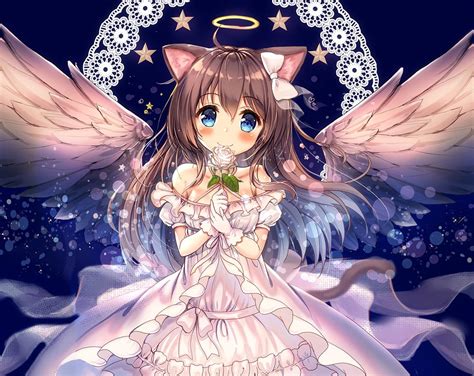 Anime Angel Girl Wings