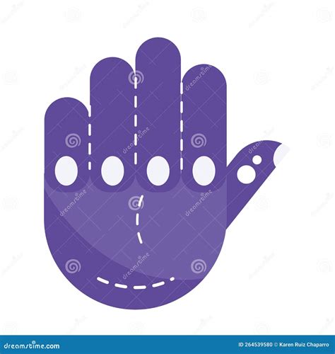 Isolated Purple Hand Gesture Icon Vector Stock Vector - Illustration of ...