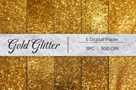 Gold Glitter Paper Backgrounds Graphic by mirazooze · Creative Fabrica