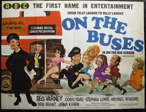 On The Buses Poster, UK Quad, 1971, Putzu Arnaldo