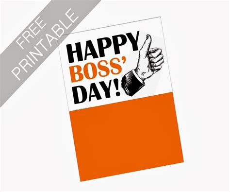 Printable Card For Boss Day - Printable Cards