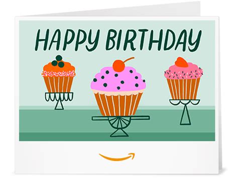 Amazon.com: Amazon Gift Card - Print - New Birthday Cupcake: Gift Cards