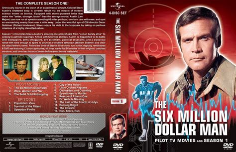 The Six Million Dollar Man -- 3 Pilot TV Movies & Complete First Season ...