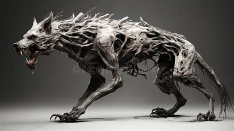 Dog Human Hybrid Sculpture