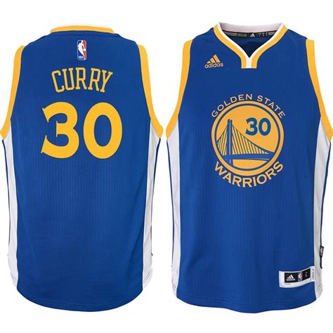 Youth Golden State Warriors Stephen Curry Royal Swingman Basketball Jersey