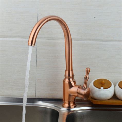 Antique Copper Kitchen Sink Faucet | Noconexpress