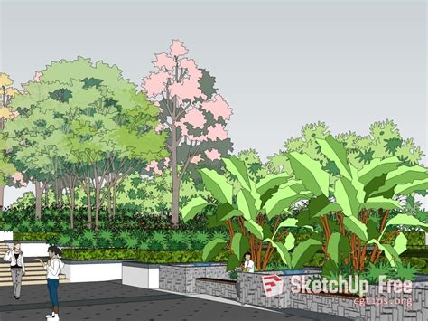 Landscape 3 - Sketchup Models For Free Download