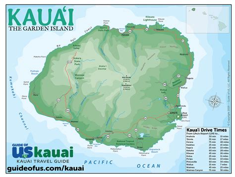 Printable Map Of Kauai