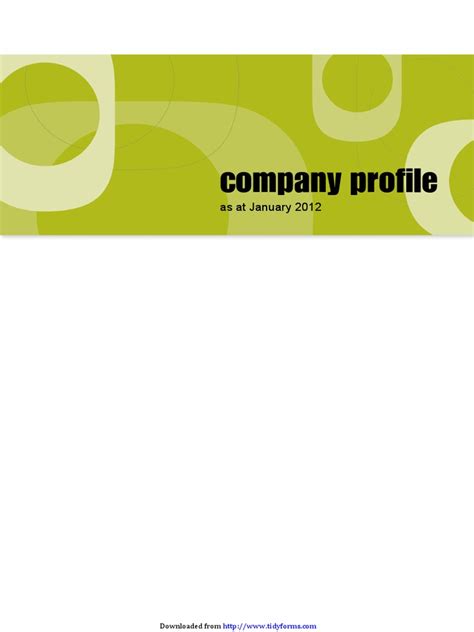 (PDF) Company Profile Format Template - DOKUMEN.TIPS