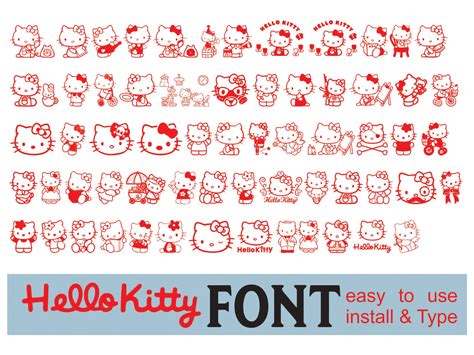 Kawaii Kitty Font - Etsy