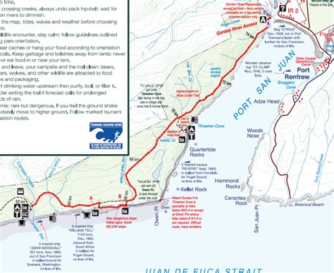 west coast trail map