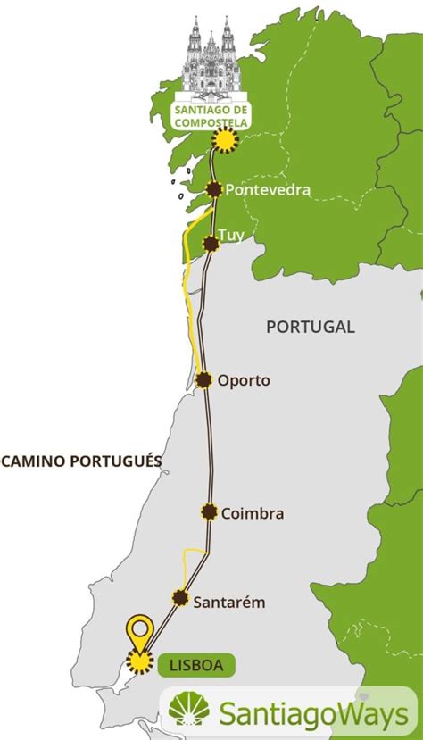 The Camino Portugues. Routes, Stages & Map | [Official Santiago Ways]