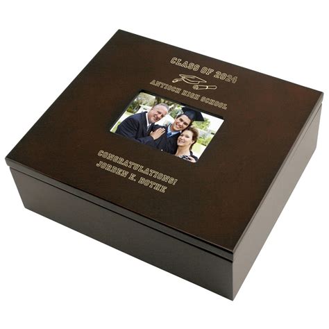 Graduation Personalized Keepsake Box with Frame