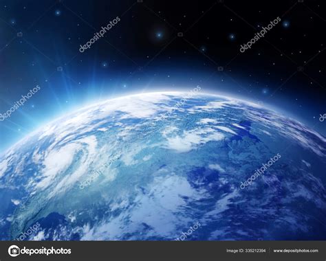 Earth Space Clouds — Stock Photo © PantherMediaSeller #335212394