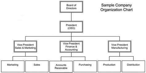 Free Company Structure Chart Template | Organizational chart, Org chart ...