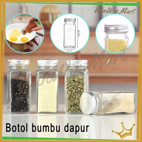 Jual SPICES JAR/wadah bumbu/Botol bumbu dapur/Tempat Bumbu Garam Merica ...