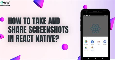 How to take and share screenshots in React Native?