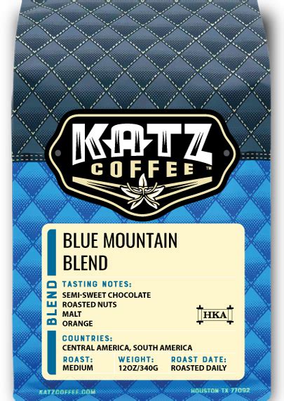 Blue Mountain Blend - Blended Coffee - Katz Coffee