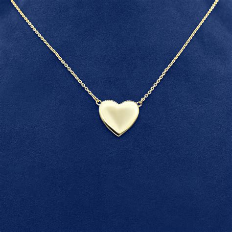 Small Gold Heart Necklace - Gold Presidents