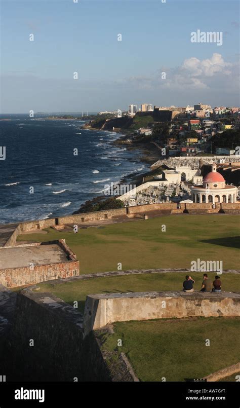 El Morro fort historic puerto rico Stock Photo - Alamy