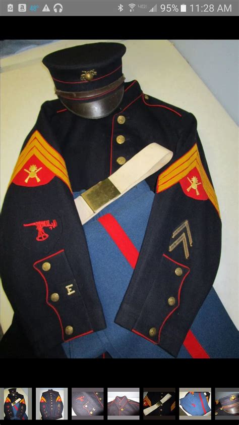 Beautiful early Gunnery Sergeant uniform ! Courtesy Todd Baran ...