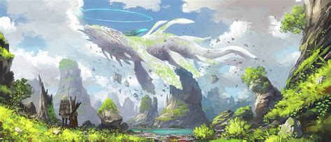 HD wallpaper: Anime, Original, Creature, Original (Anime), Scenery ...