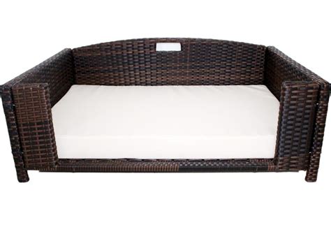 Extra Large Wicker Dog Sofa | Baci Living Room