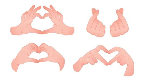 illustration of a set of hand drawn hearts, heart in hands,hands ...