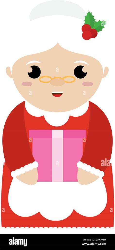 Isolated mrs claus cartoon Stock Vector Image & Art - Alamy