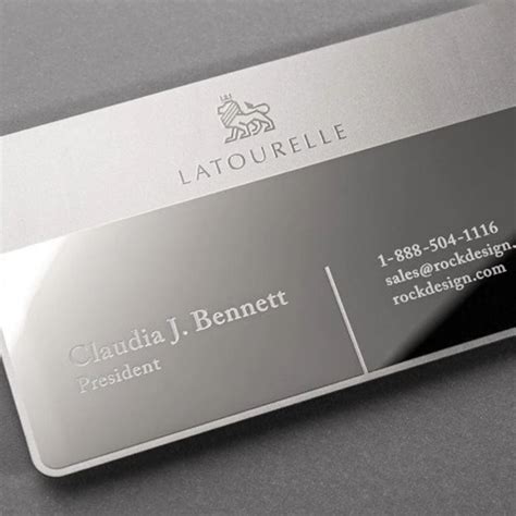 Metal Business Cards | Corporate Member Card | Custom Logo Engraved