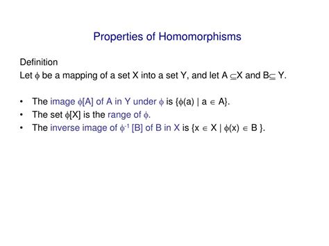 PPT - Section 13 Homomorphisms PowerPoint Presentation, free download ...