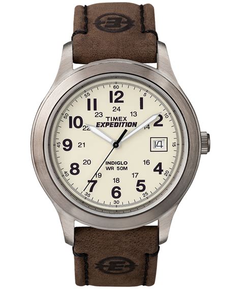 Expedition Metal Field 37mm Leather Strap Watch - T49870 | Timex CA