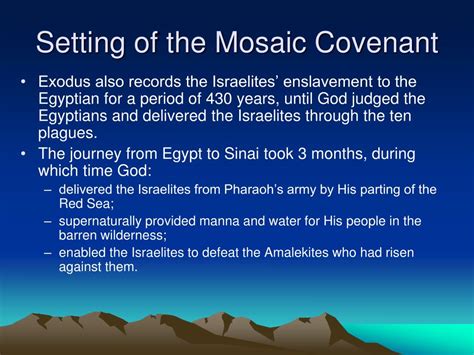 PPT - The Mosaic Covenant PowerPoint Presentation, free download - ID ...